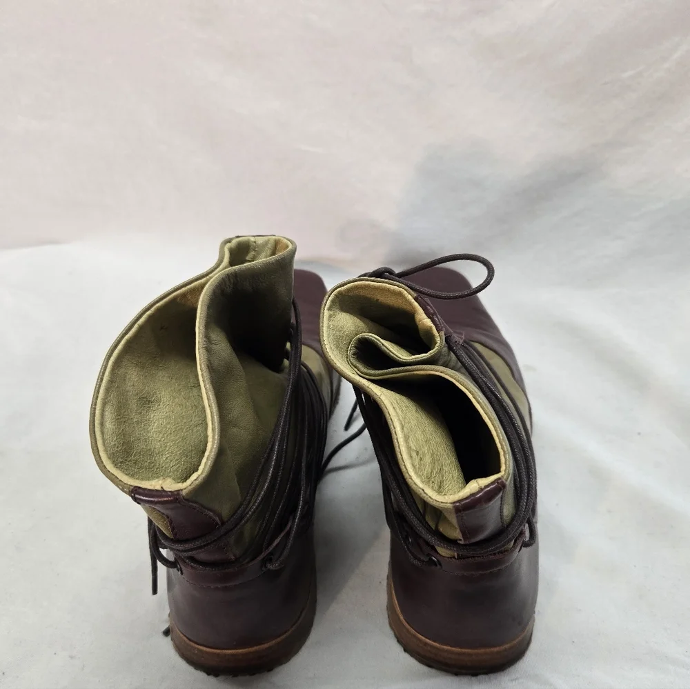Swear London Men's Size 45 Colorblock Leather Shoe Ankle Boots